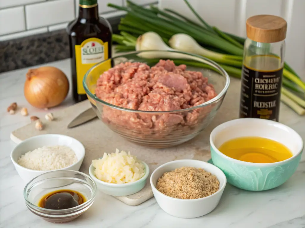Honey Garlic Ground Turkey Ingredients