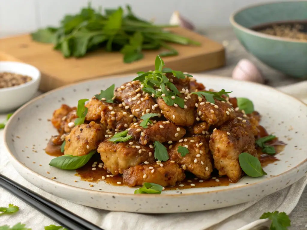 Honey Garlic Ground Turkey