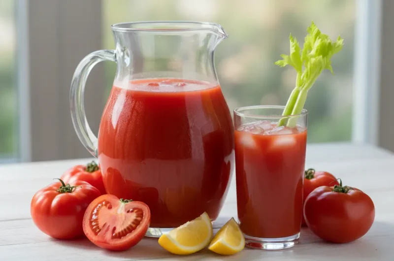 How to Make Tomato Juice Recipe (Fresh, Homemade, and Better Than Bottled)