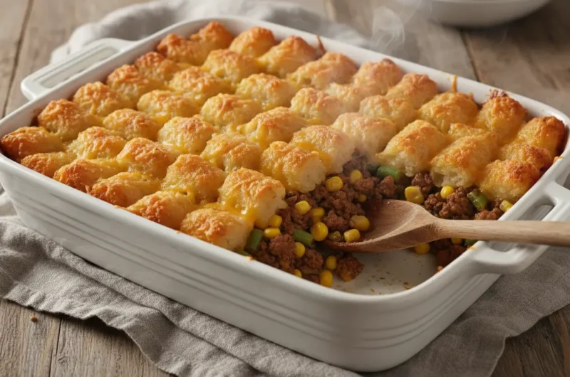Tater Tot Casserole Recipe – Easy Comfort Food Classic