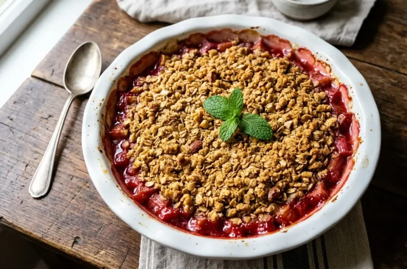 How to Make Healthy Rhubarb Crisp (Best Easy Healthy Rhubarb Recipe 2026)
