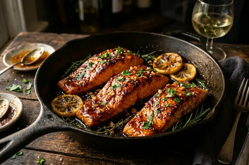 Honey Glazed Salmon Recipe (Best Honey Garlic Glaze — Ready in 20 Minutes)