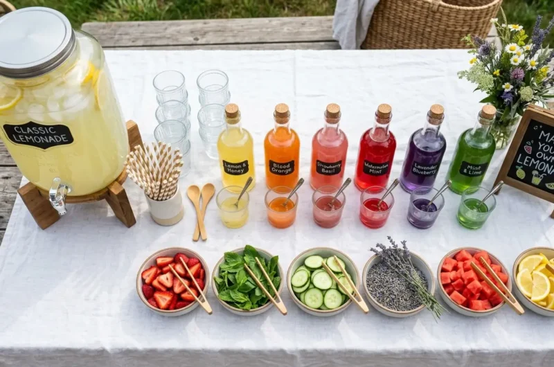 How to Set Up a Lemonade Bar (Best DIY Lemonade Bar Recipes 2026)