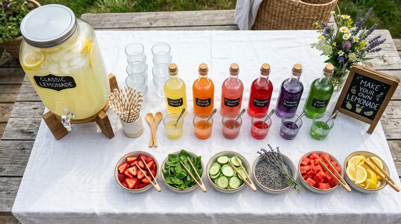 How to Set Up a Lemonade Bar (Best DIY Lemonade Bar Recipes 2026)